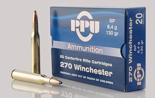 PPU Rifle Ammunition .270 Win 130 gr SP 3060 fps 20/ct - Precision Shot Firearms