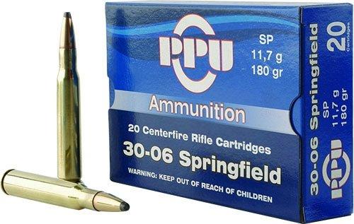 PPU Rifle Ammunition .30-06 Sprg 180 gr SP 2910 fps 20/ct - Precision Shot Firearms