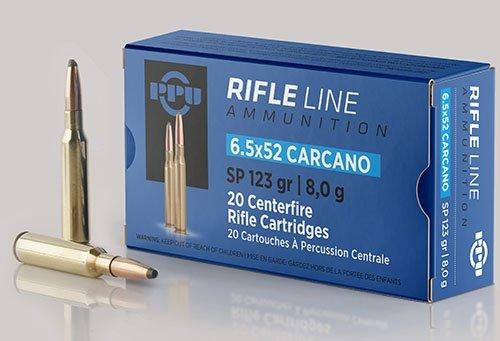 PPU Rifle Ammunition 6.5x52mm Carcano 123 gr SP 2690 fps - 20/ct - Precision Shot Firearms