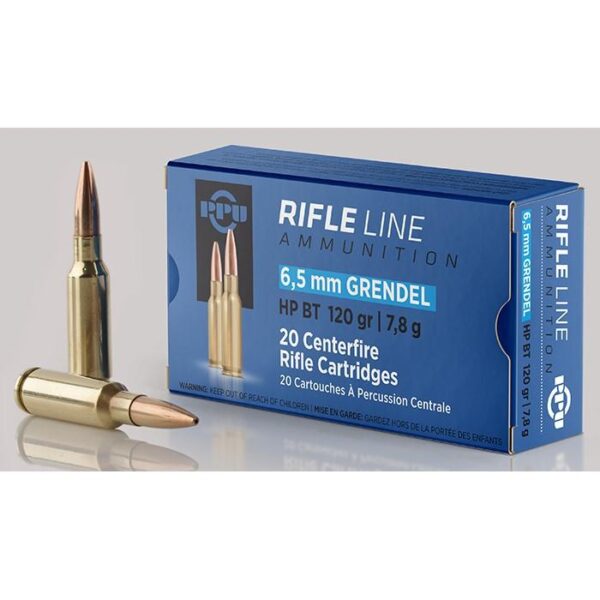PPU Rifle Ammunition 6.5 Grendel HPBT 120gr 2674 fps 20/ct - Precision Shot Firearms