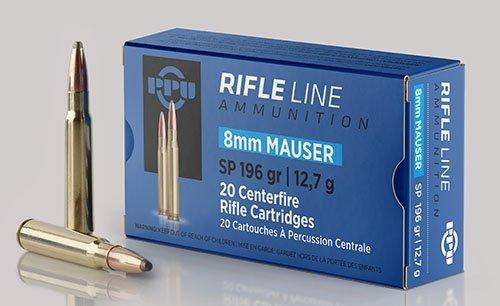 PPU Rifle Ammunition 8mm Mauser 196 gr SP 2160 fps 20/ct - Precision Shot Firearms