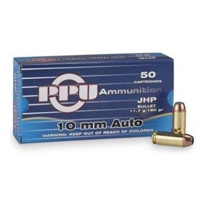 PRIVI 10mm Auto JHP 180gr 50Rds Ammo - Precision Shot Firearms