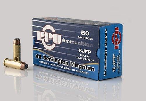 PPU Handgun Ammunition .44 Mag 240 gr HP 1541 fps 50/ct - Precision Shot Firearms