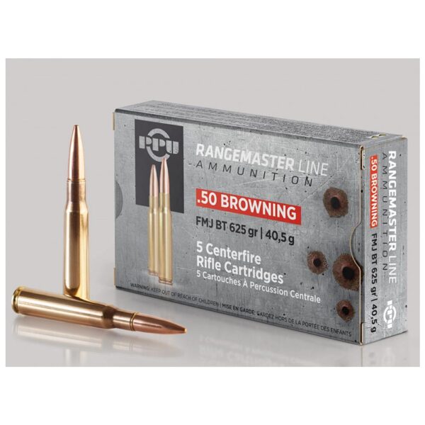 .50 BMG RangeMaster FMJ 625 gr MC 120/ct - Precision Shot Firearms