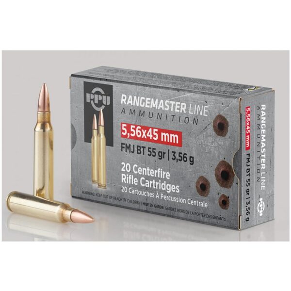 5.56x45 RangeMaster FMJBT 55gr 20 Rounds - Precision Shot Firearms