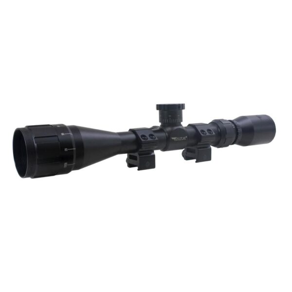 BSA Sweet .17 3-9x40mm Adjustable Objective Rifle Scope SFP 30/30 Reticle Non Illuminated Black with Dovetail Rings Blister - Precision Shot Firearms
