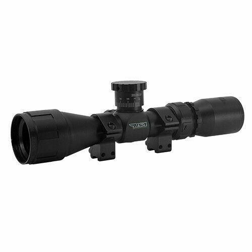 BSA Sweet .22 AO Compact Rifle Scope 2-7x32mm 1" SFP 30/30 Black with Dovetail Rings Blister - Precision Shot Firearms