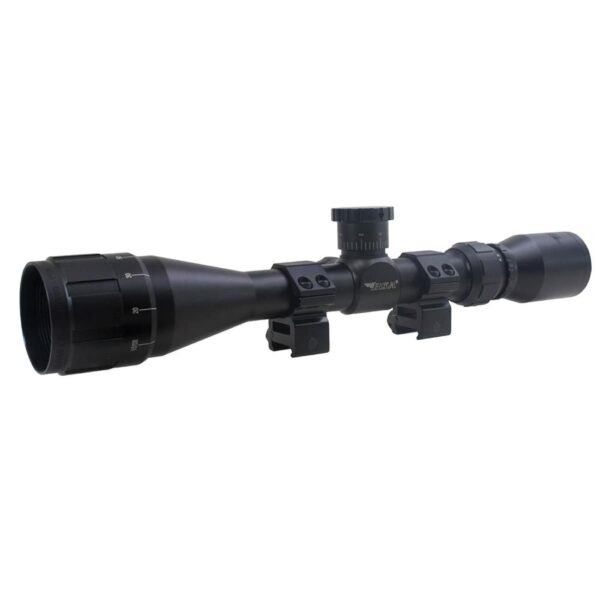 BSA Sweet .22 3-9x40mm Adjustable Objective Rifle Scope SFP 30/30 Duplex Reticle Non Illuminated Black with Dovetail Rings Blister - Precision Shot Firearms