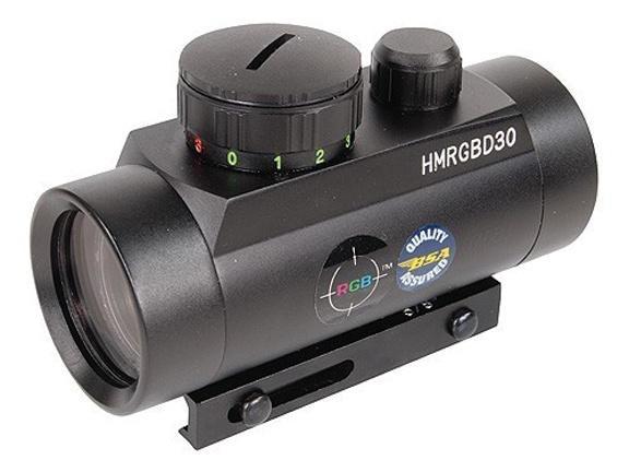 BSA Huntsman Red/Green/Blue Dot Sight - 1x30mm 5 MOA - Matte - Precision Shot Firearms