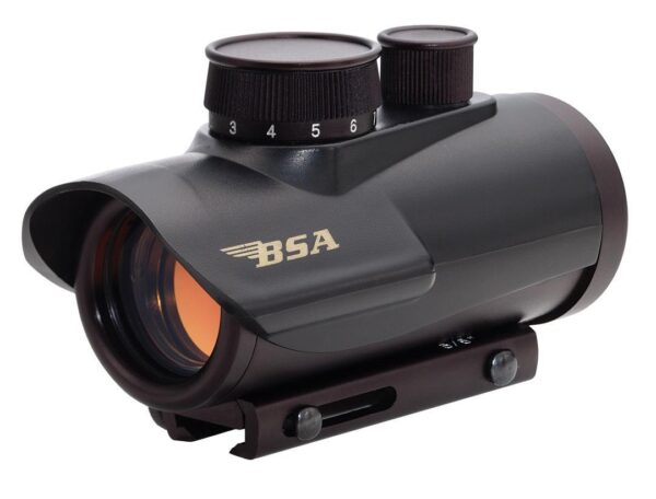 BSA Illuminated Red Dot Sight 1x30mm 5 MOA Red Dot - Black - Precision Shot Firearms