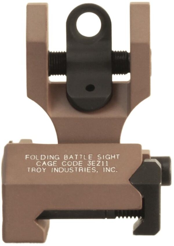 Troy Rear Folding BattleSight FDE - Precision Shot Firearms