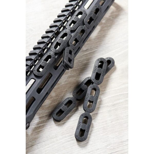 Troy MLOK Squid Grips Black 7/ct - Precision Shot Firearms