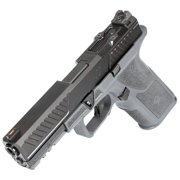 Zev Technologies OZ9 Standard Combat Pistol 9mm Luger 10rd Magazines 4.5" Barrel Black Slide Gray Grip - Precision Shot Firearms