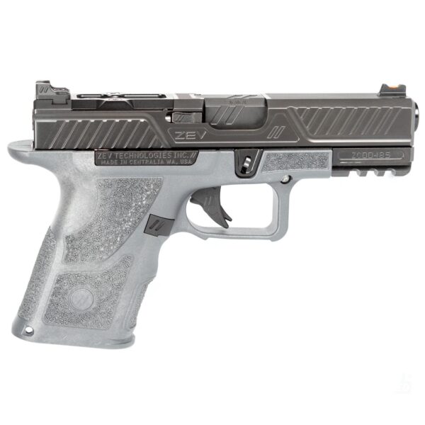 Zev Technologies OZ9C Combat Pistol 9mm Luger 15rd Magazines 4" Black Barrel Grey Compact Grip - Precision Shot Firearms
