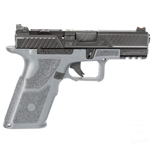 Zev Technologies OZ9c Combat Pistol 9mm Luger 10rd Magazines 4" Barrel Compact Slide Gray X Grip - Precision Shot Firearms