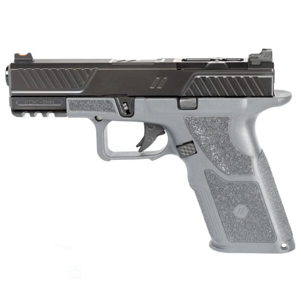 Zev Technologies OZ9c Combat Pistol 9mm Luger 10rd Magazines 4" Barrel Compact Slide Gray X Grip - Precision Shot Firearms