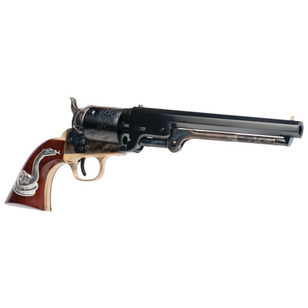 Cimarron FAC Model 1851 "Man with No Name" Conversion Handgun .38 Spl 6rd Capacity 7.5'' Barrel Custom Grips - Precision Shot Firearms