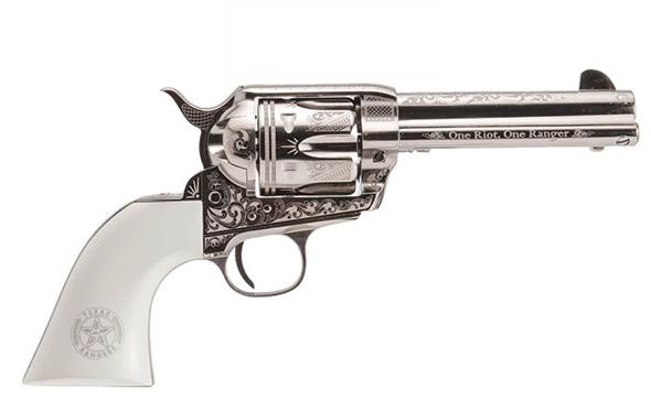 FRONTIER 4.75 45LC PW NICK LSR ENG TEXAS RANGER - Precision Shot Firearms