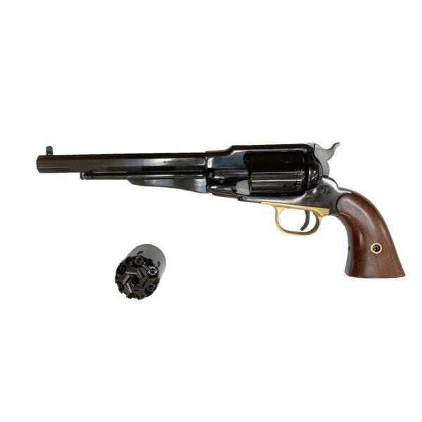 Cimarron Preacher 1858 Dual Cylinder Handgun .45 LC 6rd Capacity 8" Barrel - Precision Shot Firearms