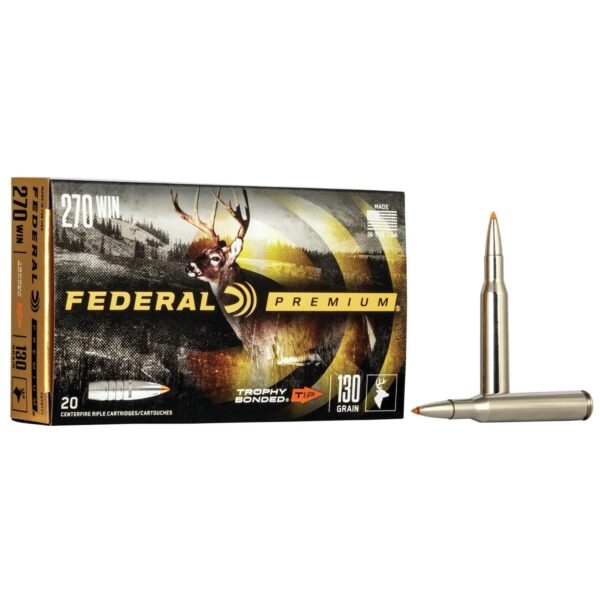 Federal Premium Vital-Shok Rifle Ammunition .270 Win 130 gr TBT 3060 fps - 20/ct - Precision Shot Firearms