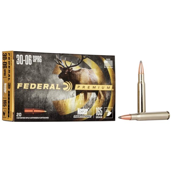 Federal Premium Vital-Shok Rifle Ammunition .30-06 Sprg 165 gr PT 2830 fps - 20/ct - Precision Shot Firearms
