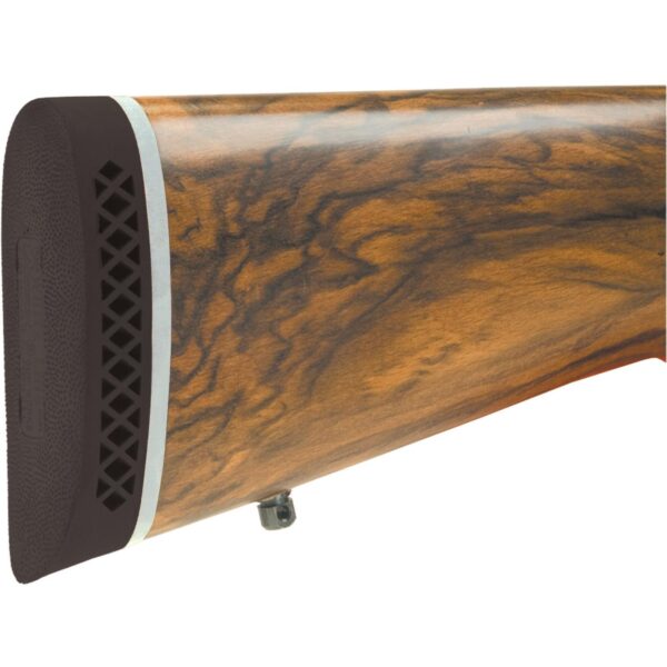 Pachmayr Deluxe Recoil Pad - Medium 5.40" L x 1.95" W x 1.10" T Black/White Line Base - Precision Shot Firearms