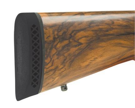 Pachmayr Deluxe Recoil Pad - Medium 5.40" L x 1.95" W x 1.10" T Black/Black Line Base - Precision Shot Firearms