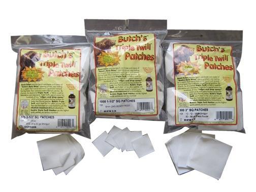 Pachmayr Butch's Triple Twill Patches 1 1/8" Triple Twill Patches - 1000/ct - Precision Shot Firearms