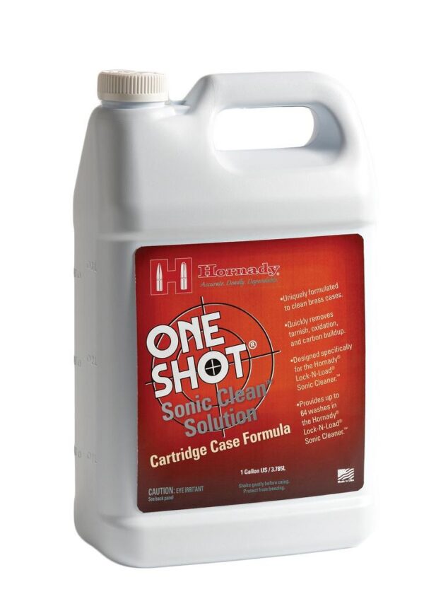 Hornady One Shot Sonic Cleaning Solution - Cartridge Case Formula - 1 gal - Precision Shot Firearms