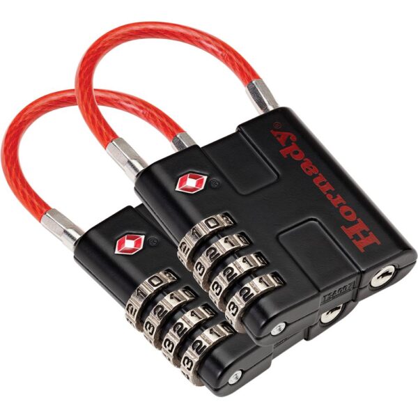 Hornady TSA Cable Padlock 2/ct - Precision Shot Firearms