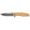 Smith & Wesson 1084312 Drop Point Folding Knife 3 1/2" Blade FDE - Precision Shot Firearms