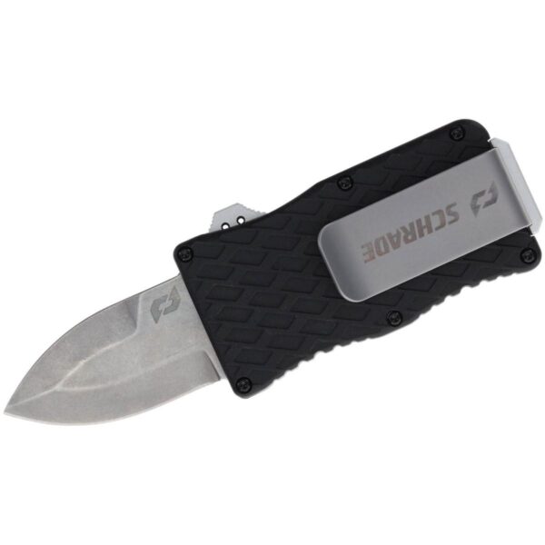 Schrade Uproar Tactical Mini D/A OTF Knife 1 9/10" Blade Black - Precision Shot Firearms