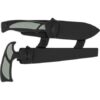 Battenfeld Knives Old Timer Hunter Combo Serrated Blade and Guthook Blade Black and Grey - Precision Shot Firearms
