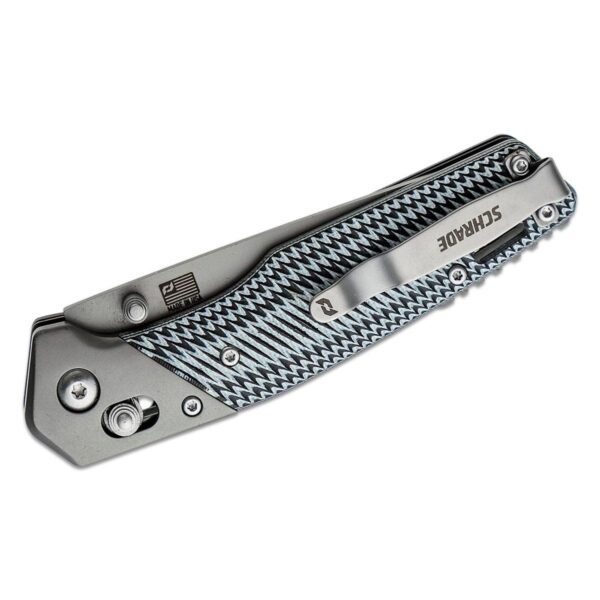 Schrade Truix Pivot Lock Folder Knife 3 1/2" Blade Black Grey - Precision Shot Firearms