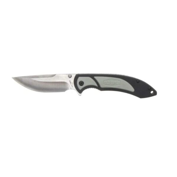 Old Timer Trail Boss Drop Point Folder 3 1/2" Blade Black - Precision Shot Firearms