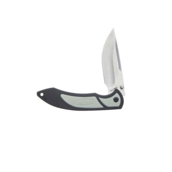 Old Timer Trail Boss Drop Point Folder 3 1/2" Blade Black - Precision Shot Firearms