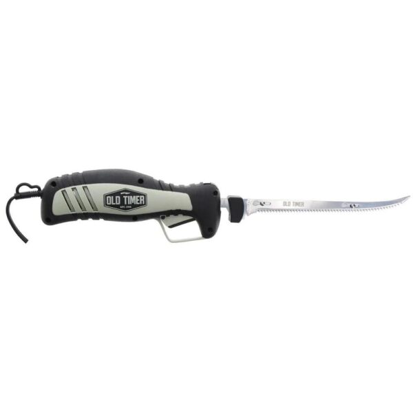 Old Timer 110 Volt Electric Fillet Knife 8" Blade Black and Grey - Precision Shot Firearms