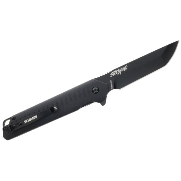 Schrade Delta Class Steelhead Folder Knife 3 1/2" Blade Black - Precision Shot Firearms