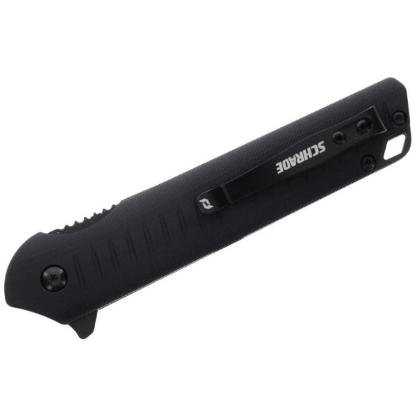 Schrade Delta Class Steelhead Folder Knife 3 1/2" Blade Black - Precision Shot Firearms