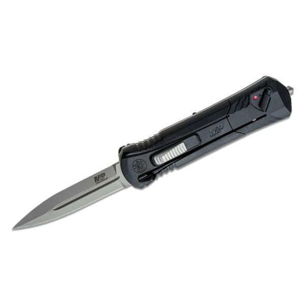 Smith & Wesson MPOTF10 OTF Assisted Knife 3 1/2" Spear Point Blade Black - Precision Shot Firearms