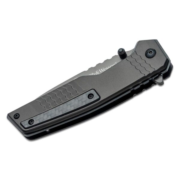 Smith & Wesson Spec Ops Carbon Folding Knife 3 1/2" Blade Black - Precision Shot Firearms
