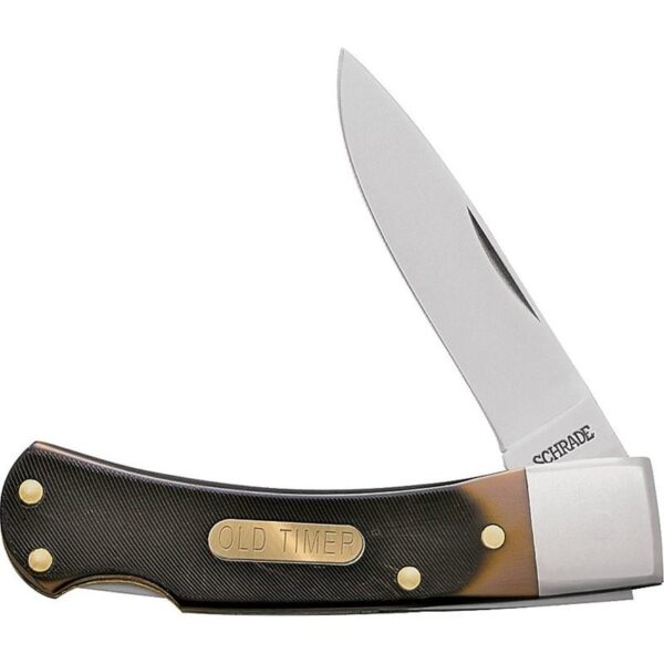 Old Timer Bearhead Folding Knife 3" Blade Black - Precision Shot Firearms