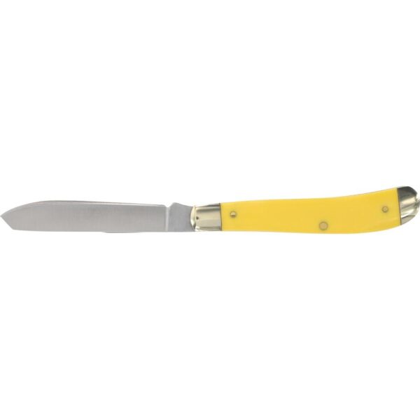 Old Timer 94OTY Gunstock Trapper Folding Knife Yellow - Precision Shot Firearms