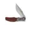 Smith & Wesson Unwavered Folding Knife 3-1/4" Clip Point Blade Engraved Wood Blister - Precision Shot Firearms