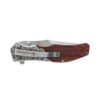 Smith & Wesson Unwavered Folding Knife 3-1/4" Clip Point Blade Engraved Wood Blister - Precision Shot Firearms
