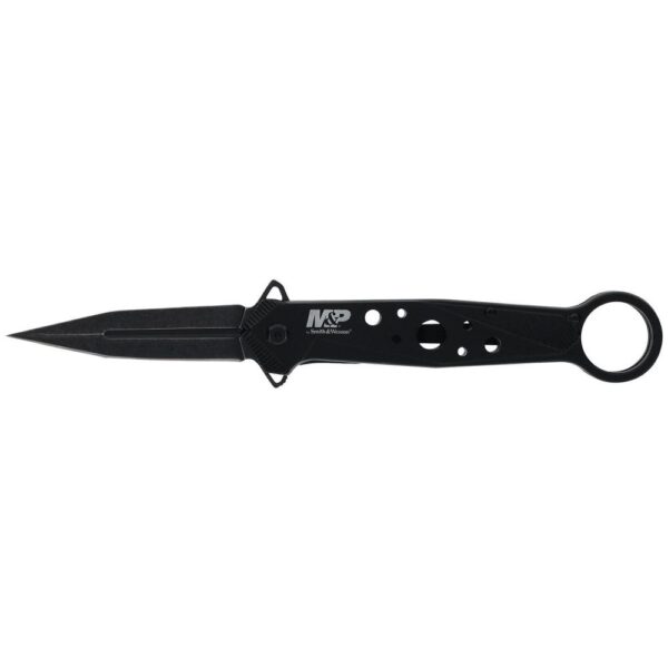 Smith & Wesson M&P Folding Knife Dagger Blade Black - Precision Shot Firearms
