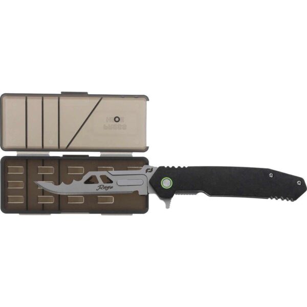 Schrade Stryche Enrage 6 Knife 2-1/5" Replaceable Blade Black - Precision Shot Firearms