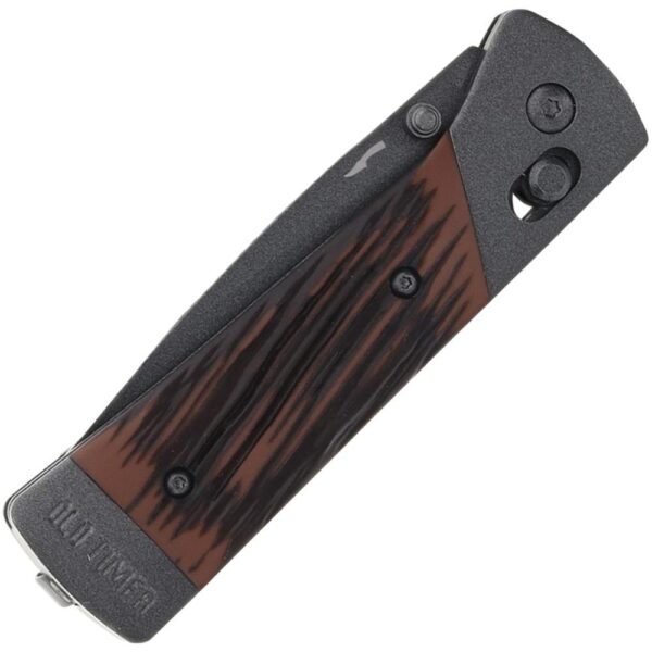 Old Timer Frontier Pivot Lock Folding Knife 3-1/10" Drop Point Blade Wood - Precision Shot Firearms