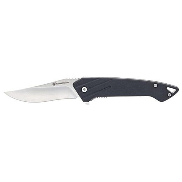 Smith & Wesson Black Ops Folding Knife 3" Recurve Blade Black - Precision Shot Firearms