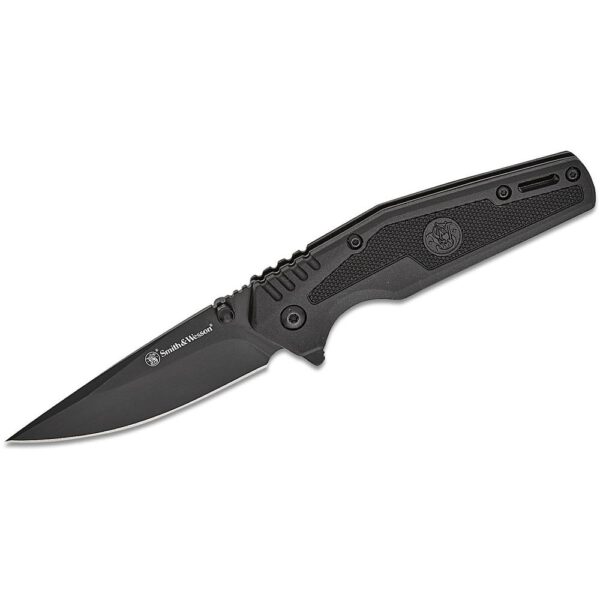 Smith & Wesson SWAT Assisted Folding Knife 3" Drop Point Blade Black - Precision Shot Firearms
